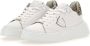 Philippe Model Dierenprint Lage Top Sneakers White Dames - Thumbnail 5