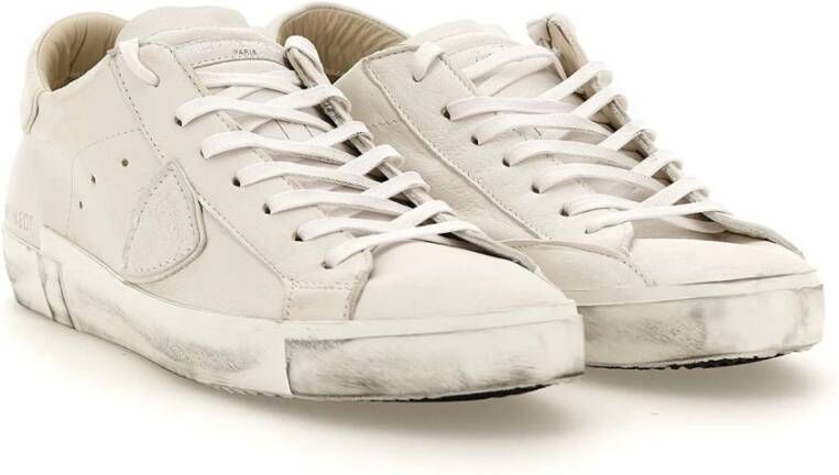 Philippe Model Witte Sneakers Parijse Stijl White Heren