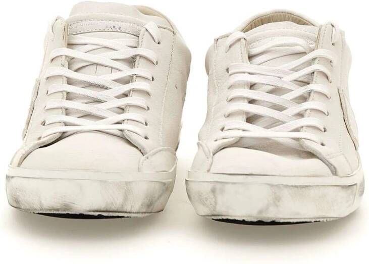 Philippe Model Witte Sneakers Parijse Stijl White Heren