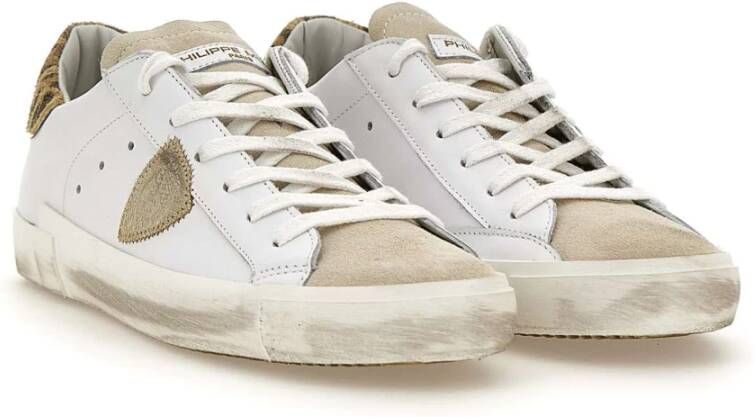 Philippe Model Witte Sneakers van Paris White Dames