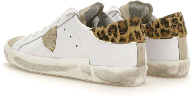 Philippe Model Witte Sneakers van Paris White Dames