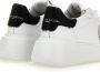 Philippe Model Witte Sneakers met Contrastdetails en Spiegelende Leren Randen White Dames - Thumbnail 14