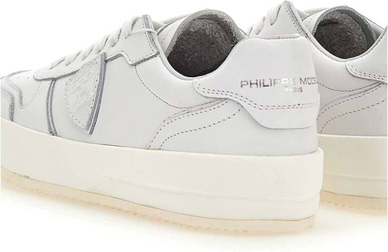 Philippe Model Witte Sneakers van Paris White Dames