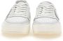 Philippe Model Witte Sneakers met Logo Patch en Contrasterende Hiel White Dames - Thumbnail 14