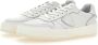 Philippe Model Witte Sneakers met Logo Patch en Contrasterende Hiel White - Thumbnail 72