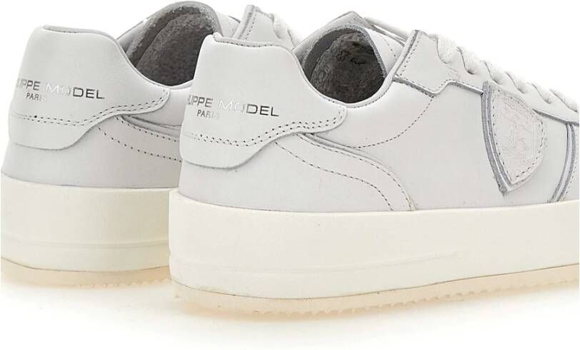 Philippe Model Witte Sneakers van Paris White Dames