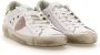 Philippe Model Prsx Witte Sneakers met Verouderd en Slangeneffect White Dames - Thumbnail 12