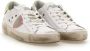 Philippe Model Prsx Witte Sneakers met Verouderd en Slangeneffect White Dames - Thumbnail 21