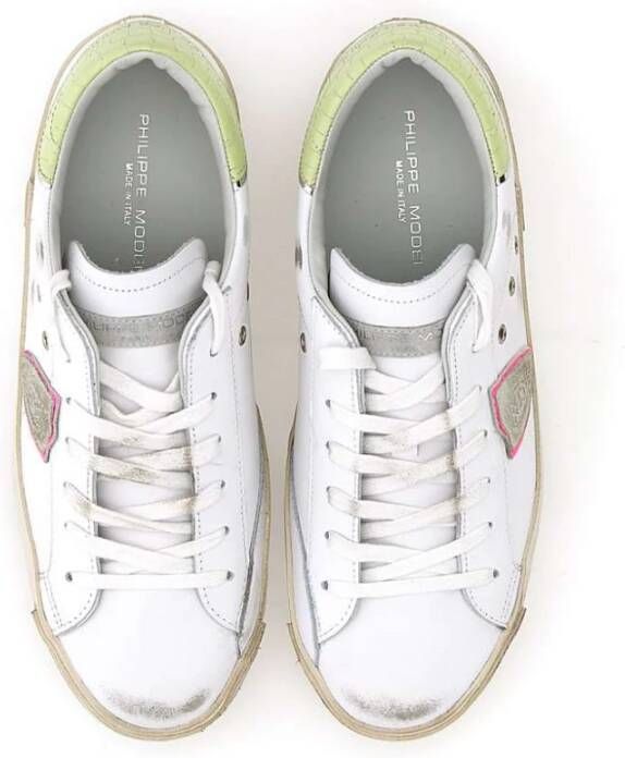 Philippe Model Witte Sneakers van Paris White Dames