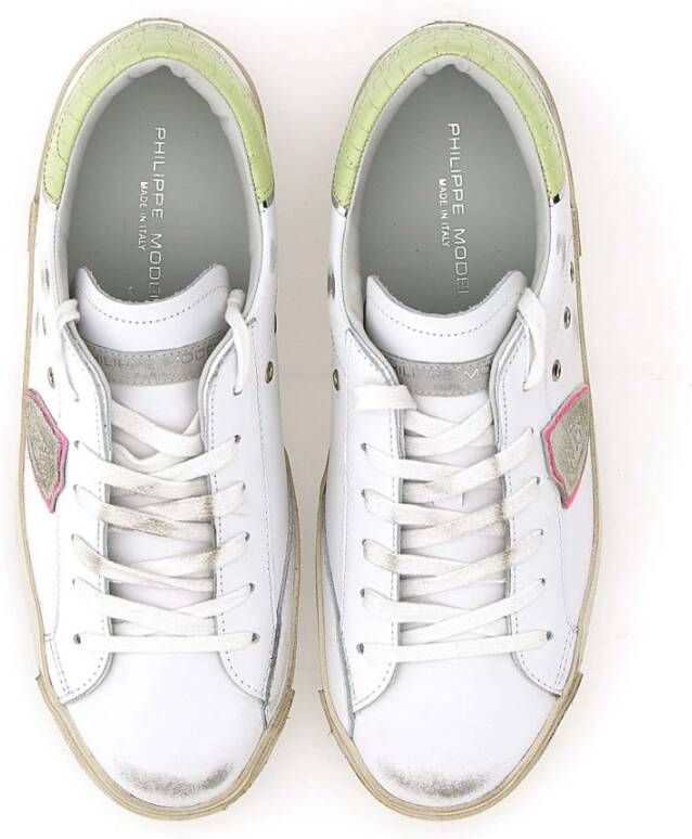 Philippe Model Witte Sneakers van Paris White Dames