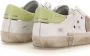 Philippe Model Prsx Witte Sneakers met Verouderd en Slangeneffect White Dames - Thumbnail 24