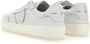 Philippe Model Witte Sneakers met Logo Patch en Contrasterende Hiel White - Thumbnail 28