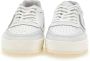 Philippe Model Witte Sneakers met Logo Patch en Contrasterende Hiel White - Thumbnail 17