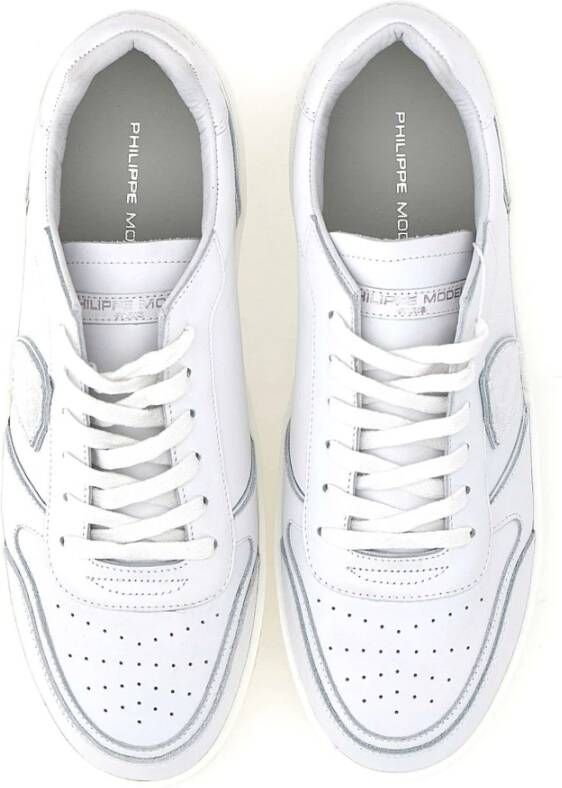 Philippe Model Witte Sneakers van Paris White Heren