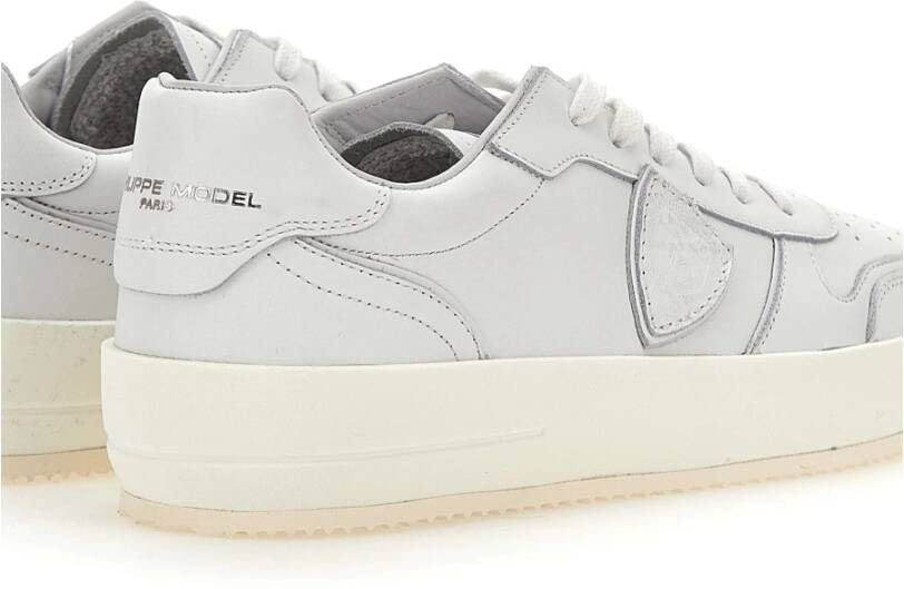 Philippe Model Witte Sneakers van Paris White Heren