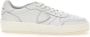 Philippe Model Witte Sneakers met Logo Patch en Contrasterende Hiel White - Thumbnail 23