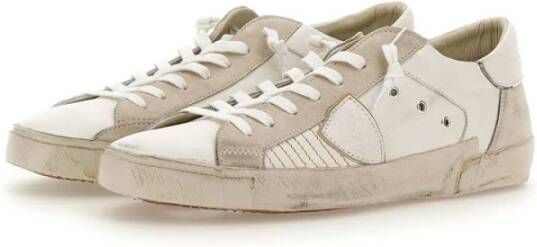 Philippe Model Witte Sneakers van Paris White Heren