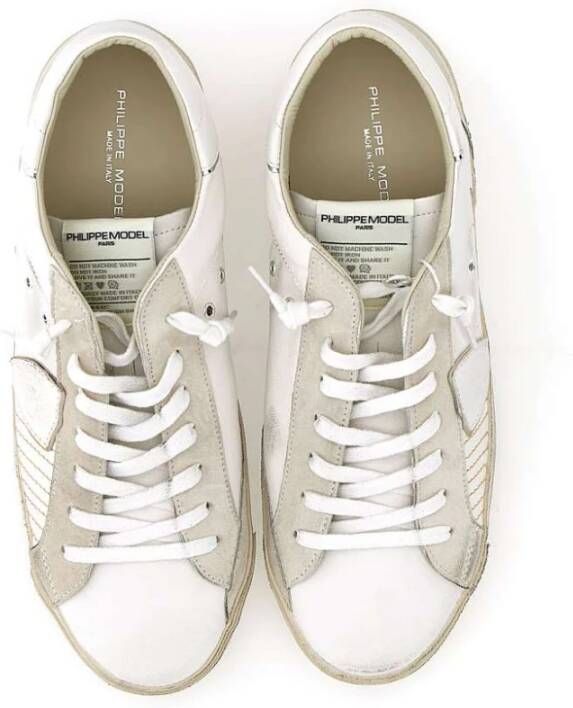 Philippe Model Witte Sneakers van Paris White Heren