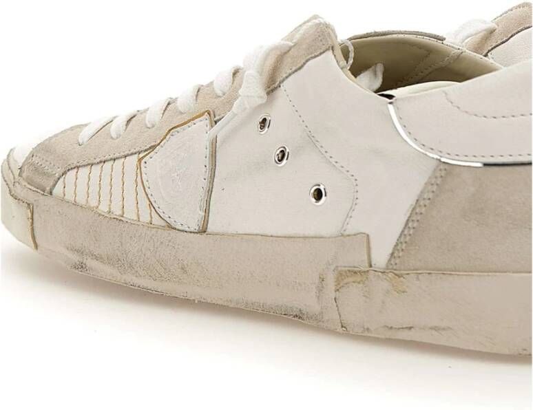 Philippe Model Witte Sneakers van Paris White Heren