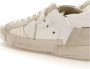 Philippe Model Witte leren sneakers met gebruikt effect White Heren - Thumbnail 46