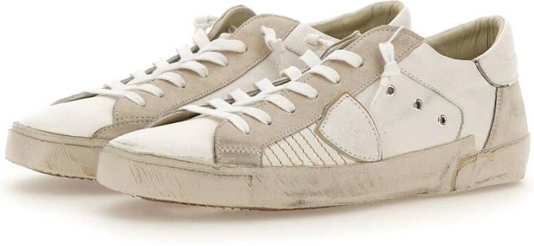 Philippe Model Witte Sneakers van Paris White Heren