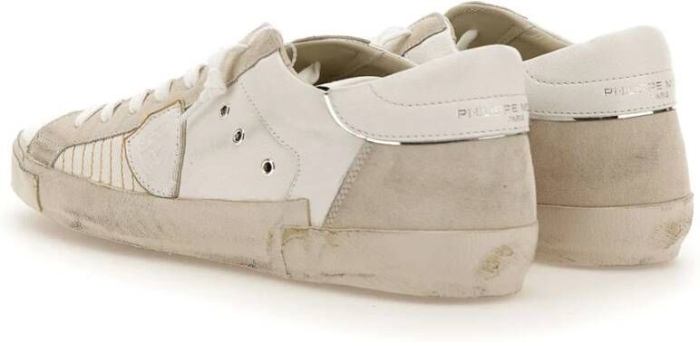 Philippe Model Witte Sneakers van Paris White Heren