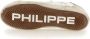 Philippe Model Witte leren sneakers met gebruikt effect White Heren - Thumbnail 36