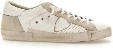 Philippe Model Witte Sneakers van Paris White Heren