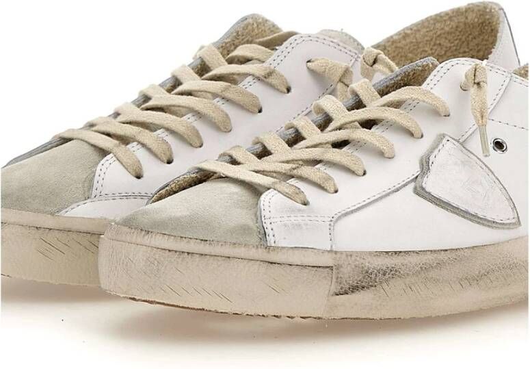 Philippe Model Witte Sneakers van Paris White Heren