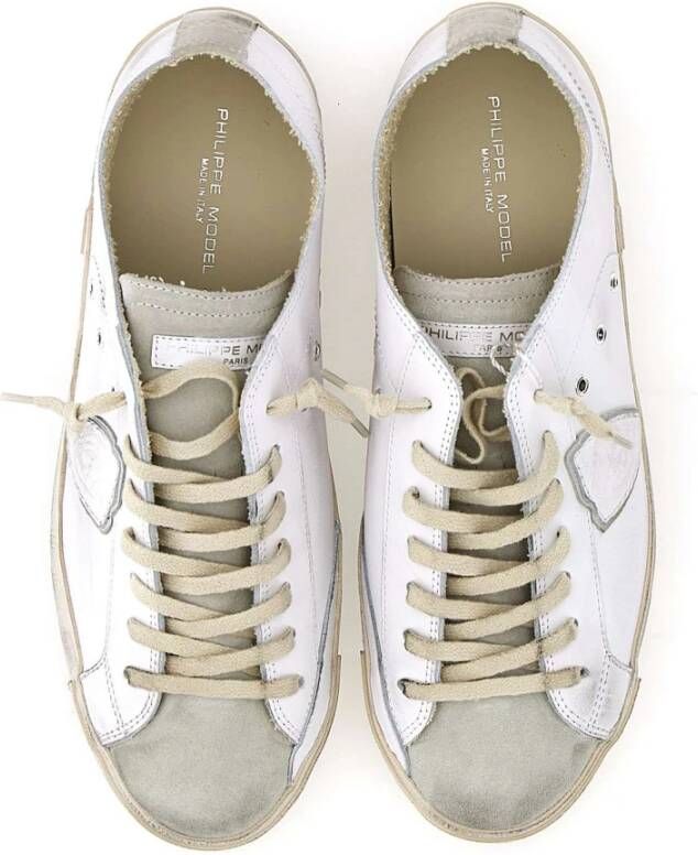 Philippe Model Witte Sneakers van Paris White Heren