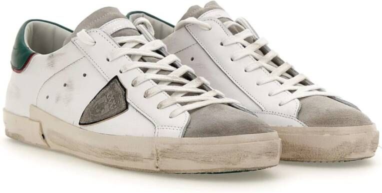 Philippe Model Witte Sneakers van White Heren