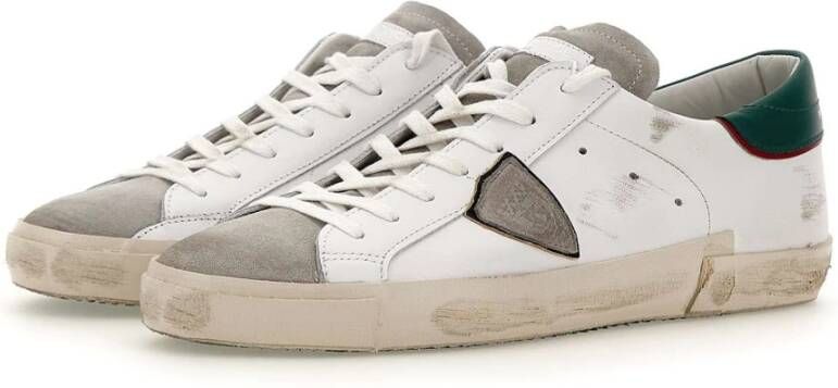 Philippe Model Witte Sneakers van White Heren