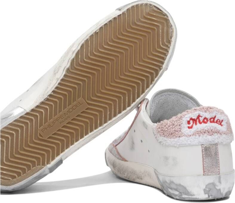 Philippe Model Witte Sneakers Verhogen Stijl Comfortabel