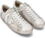 Philippe Model Witte leren sneakers met gebruikt effect White Heren - Thumbnail 26