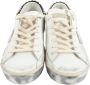 Philippe Model Gestudde Tennissneakers Wit Zwart White - Thumbnail 7