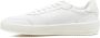 Philippe Model Witte Sneakers met Logo Patch en Contrasterende Hiel White - Thumbnail 93