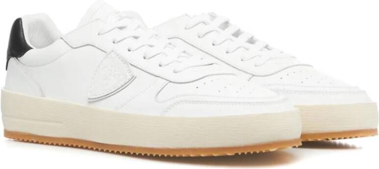 Philippe Model Witte Sneakers voor Heren White Heren