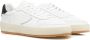 Philippe Model Witte Sneakers met Geperforeerde Tip en Logo White Heren - Thumbnail 3