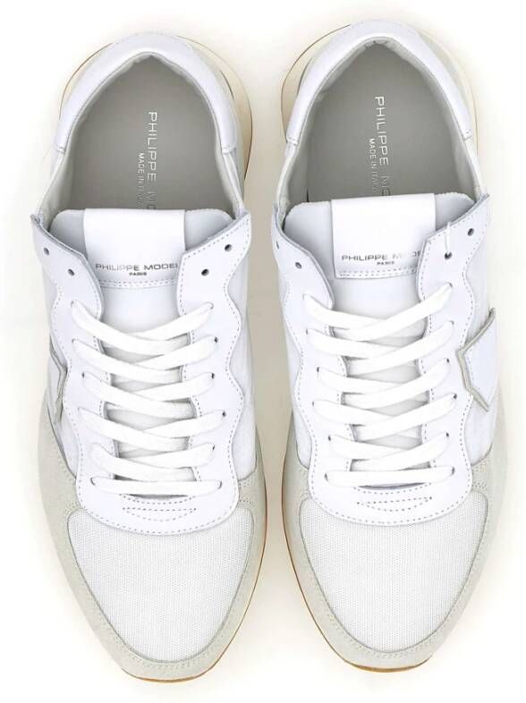 Philippe Model Witte Sneakers voor Mannen en Vrouwen White Heren