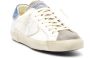 Philippe Model Witte Vetersneakers met Distressed Finish White Heren - Thumbnail 18