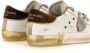 Philippe Model Zilveren Lage Sneakers met Asymmetrische Band Gray Dames - Thumbnail 11