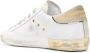 Philippe Model Witte Veterschoenen met Distressed Finish White Dames - Thumbnail 7