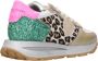 Philippe Model Zilveren Flicks Tropez Haute Low Sneaker Multicolor Dames - Thumbnail 4