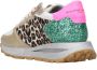 Philippe Model Zilveren Flicks Tropez Haute Low Sneaker Multicolor Dames - Thumbnail 5