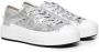 Philippe Model Zilveren Leren Sneakers met Metalen Detail Gray Dames - Thumbnail 15
