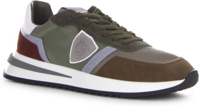 Philippe Model Zoveel W017 lage sneakers Bruin Heren