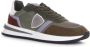 Philippe Model Heren Sneakers Paris Tylu W017 Groen Bruin Green Heren - Thumbnail 14