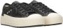 Philippe Model Lage Haute Sneakers Effen Patroon Veters Black Dames - Thumbnail 21