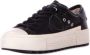 Philippe Model Lage Haute Sneakers Effen Patroon Veters Black Dames - Thumbnail 19