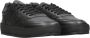 Philippe Model Zwarte leren sneakers met geperforeerde neus Black Heren - Thumbnail 2